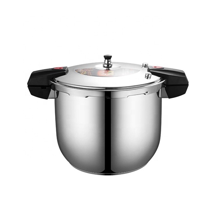 Commercial Cooker Time Saving Cookware Gas And Inductional Big Capacity Pressure Cooking Pot Stainless Steel Pressure Cooker