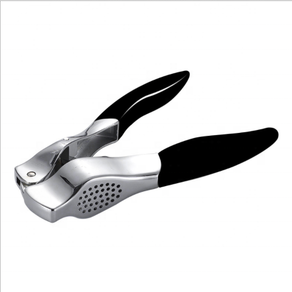 Creative Kitchenware Stainless Steel Kitchen Tool Garlic Crusher Zinc Alloy Garlic Peeler Crusher Manual Mincer Garlic Press