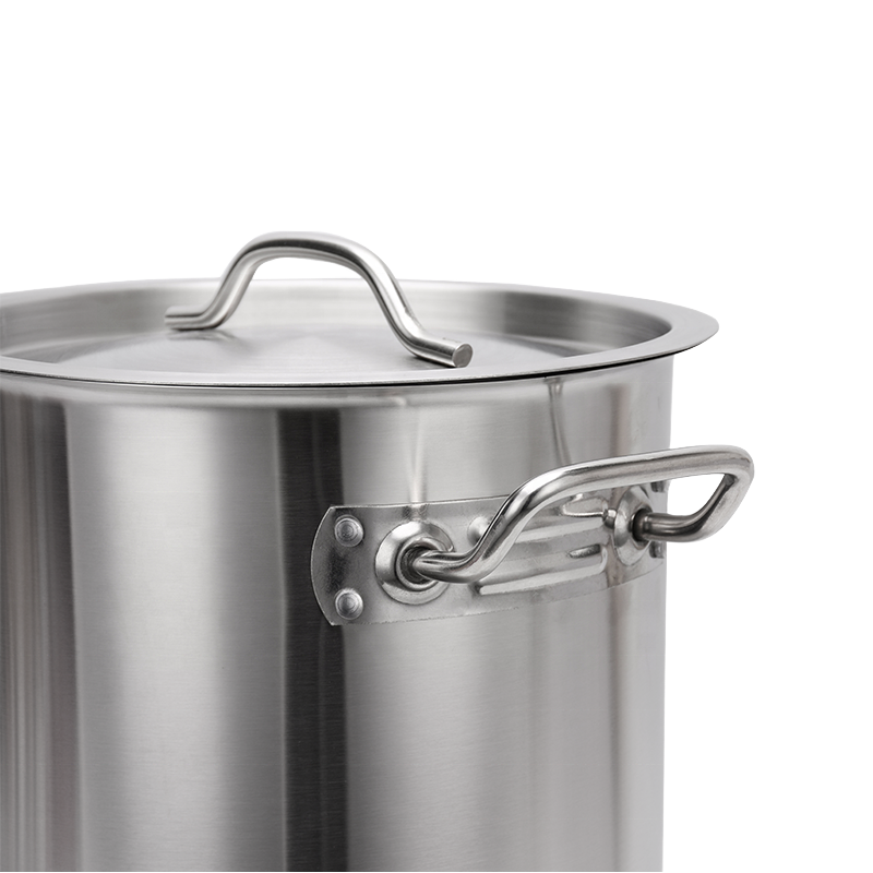 High Quality Factory Supply Commercial Metal Soup Bucket Hotel Restaurant Stock Pot Stainless Steel Soup Water Bucket with Lid