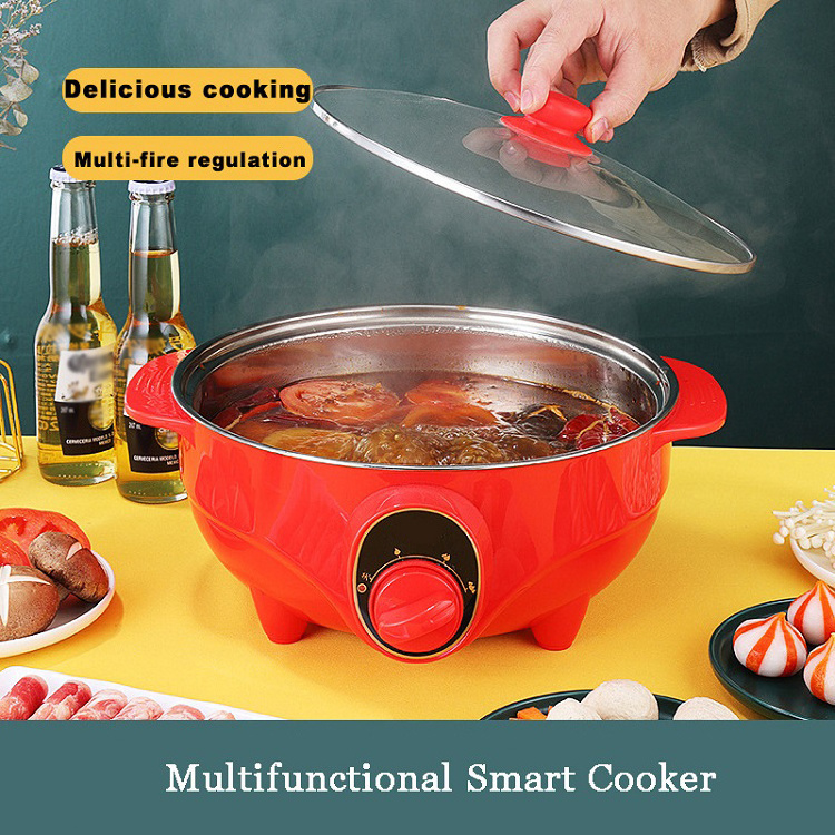 Household Multi-functional Cookware Stainless Steel Non Stick Smart Cooker Hotpot Nonstick Electric Cooking Pot