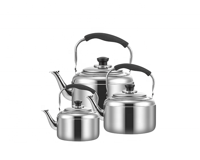 Factory Price Portable Teapot Coffee Kettle Stove Top Stainless Steel Non-electric Whistling Water Tea Kettle