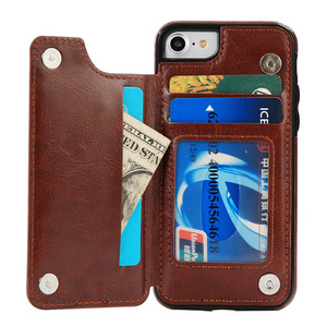 Luxury Slim Fit Premium Leather Cover For iPhone 14 13 11 12 Pro XS Max XR X SE 6S 6 7 8 Plus Wallet Card Holder Slots Flip Case