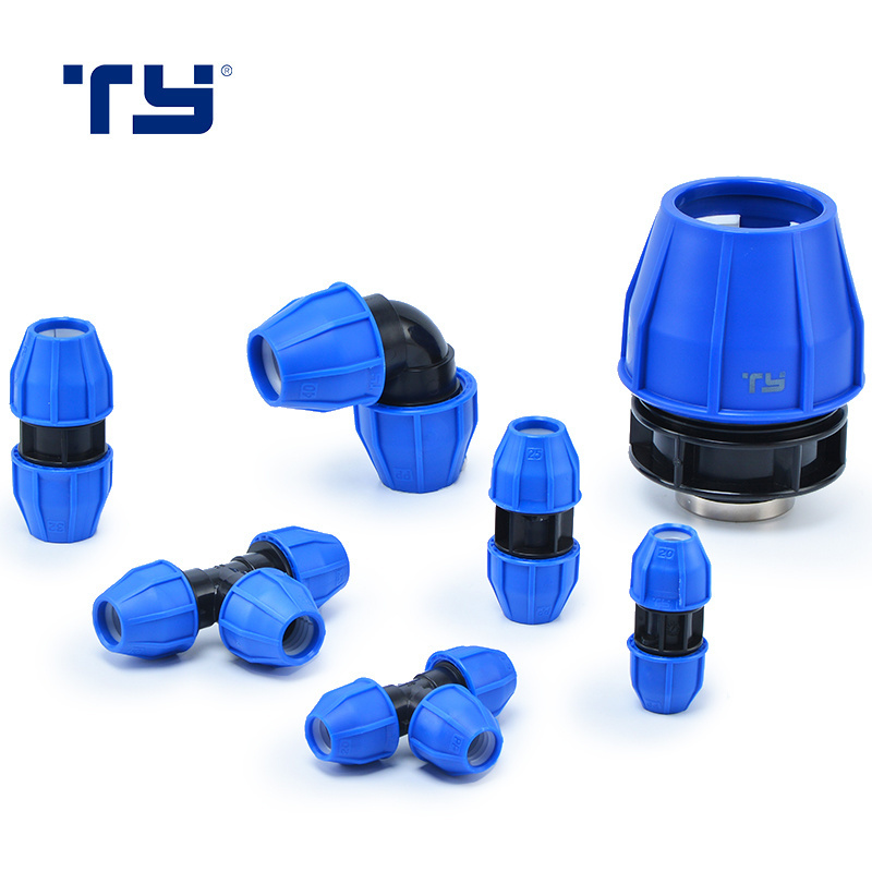 TIANYAN Offer Free Samples High Quality Female Thread PP compression fittings PVC Single Union Ball Valve