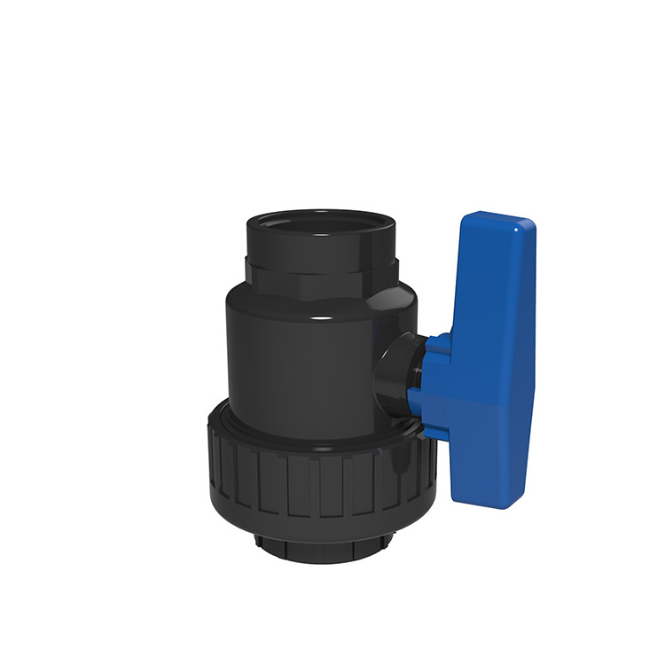 TIANYAN Offer Free Samples High Quality Female Thread PP compression fittings PVC Single Union Ball Valve