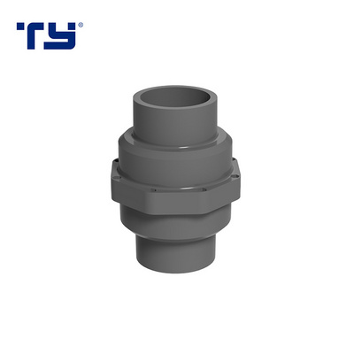 PVC Swing Plastic Single Union Check Valve Socket Price UPVC PVC BALL valve check valve