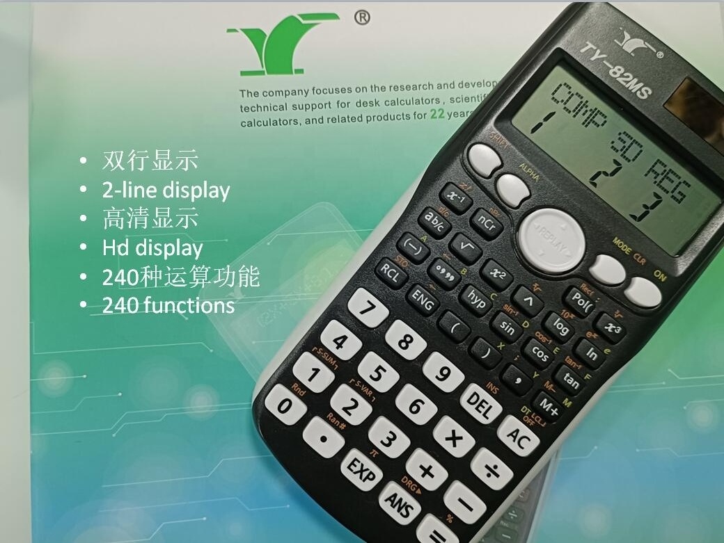 Basic keys and function keys are labeled permanently and operates as such correspondingly Scientific Calculator