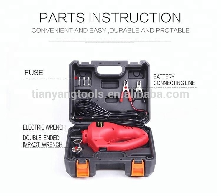 Hot Sale Chinese Supplier CE ISO Durable Socket Wrench DC12V Electric Car Impact Torque Wrench for Quick Replace Tire