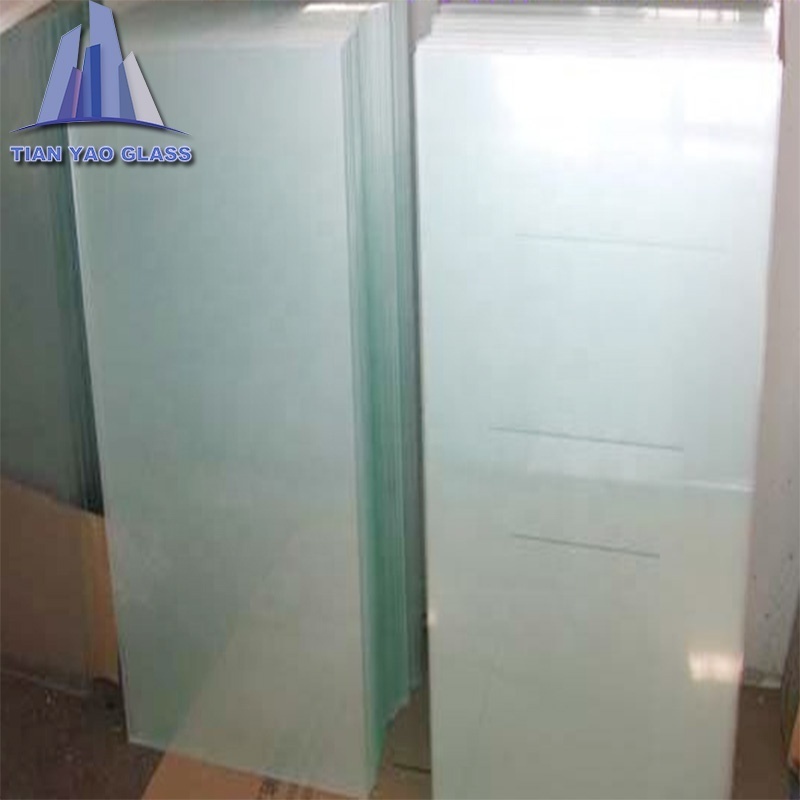 4-10mm frosted glass for wall panels and door decorative glass