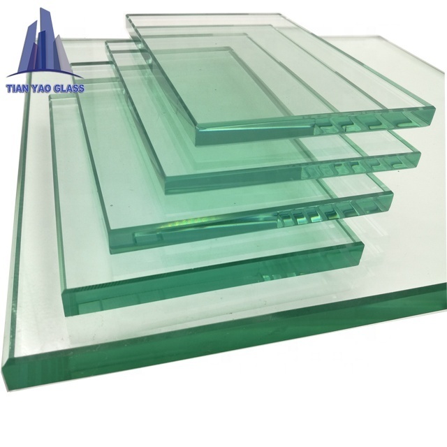 construction high quality 10mm clear tempered glass toughened glass for building