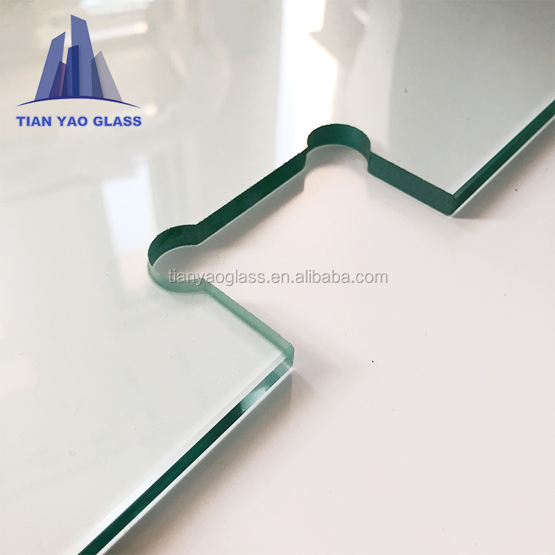 Tianyao hot sale Outdoor edge to edge swimming pool wall tempered glass for building