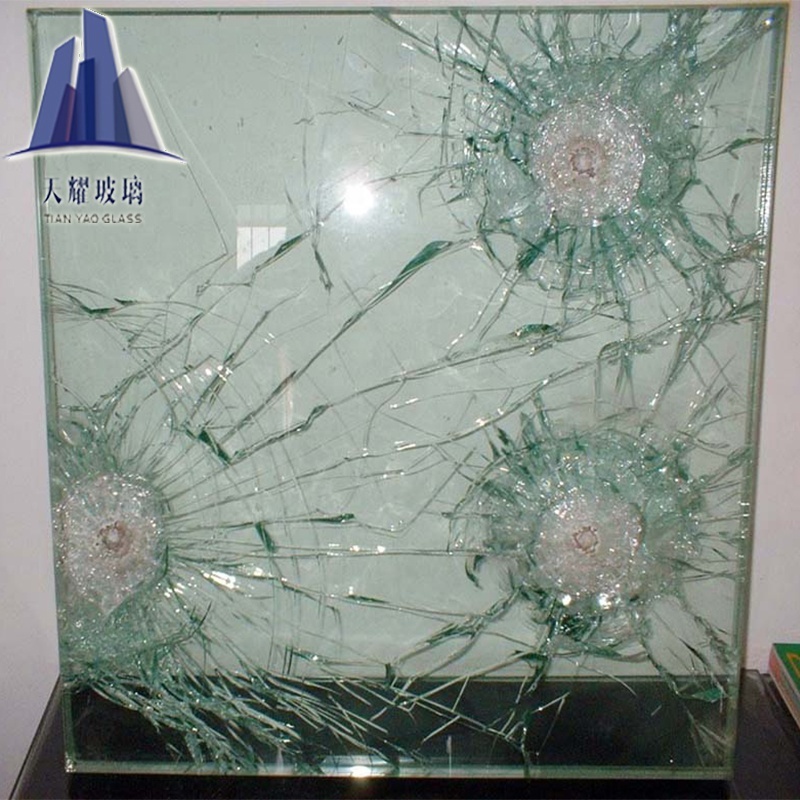 China high quality bulletproof safety tempered laminated glass suppliers