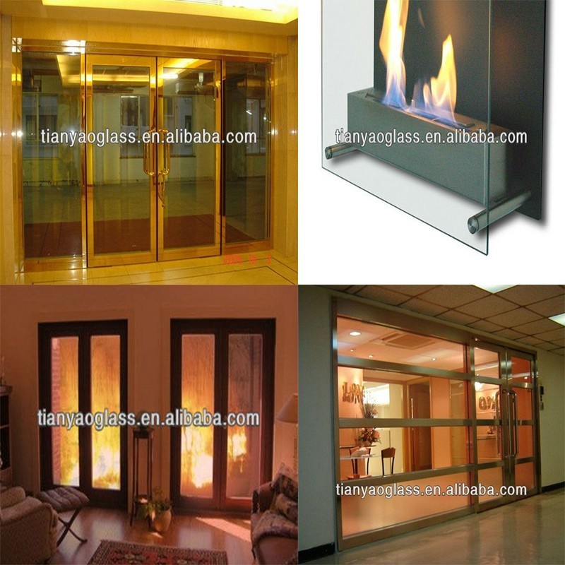 Wholesale 90 minutes Fireproof Glass for fireplaces