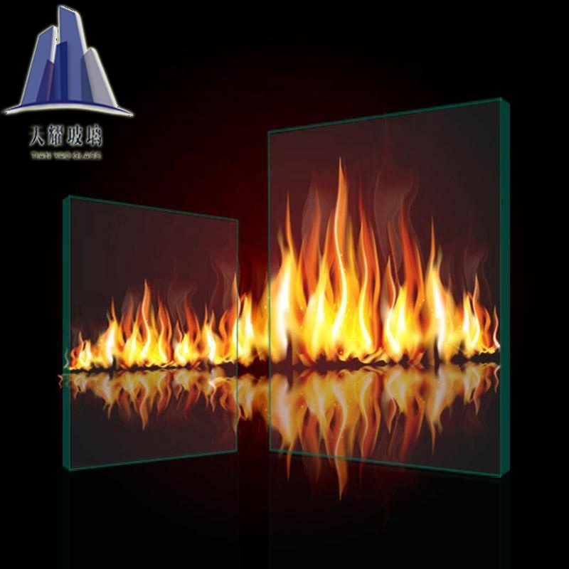 Wholesale 90 minutes Fireproof Glass for fireplaces