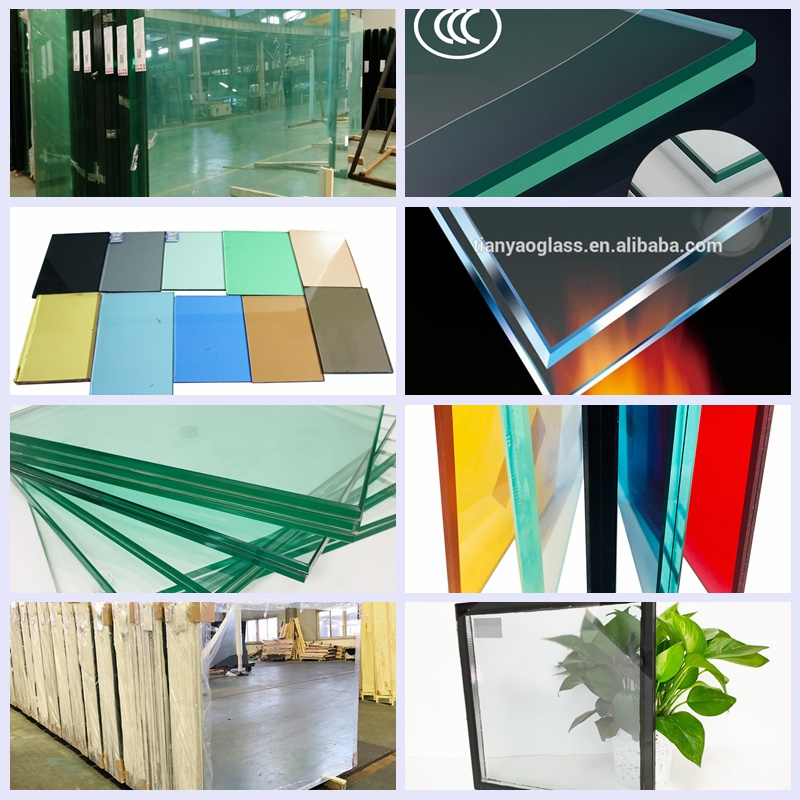 Qinhuangdao glass hot sale 3-19mm colored tinted dark grey bronze commercial building glass