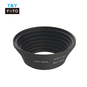 Photography 7pcs Metal Step Up Down 49-77 Camera Lens Filter Mount Adapter ring Set for Camera 49-52-55-58-62-67-72-77mm