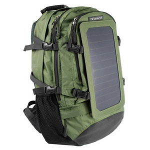 Custom Camping Charger Laptop Backpack Solar Battery Panel Carry Bag