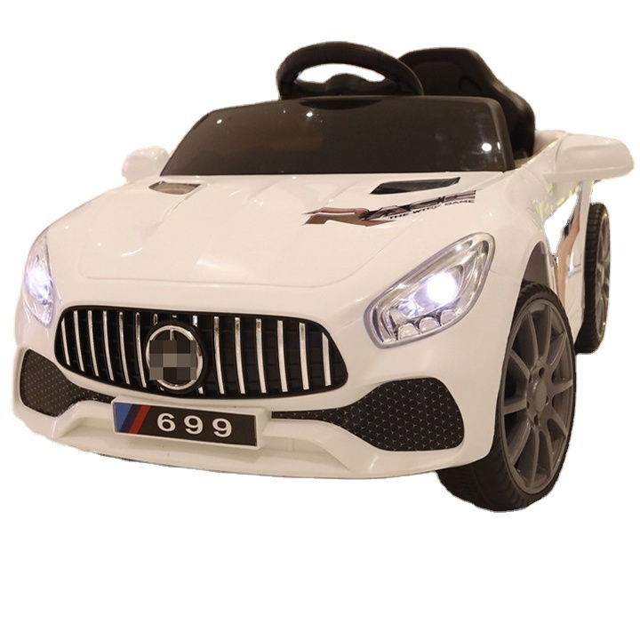 Kids Electric Car Four Wheel Remote Control Car Toys for Men and Women Can Seat People Charge Mercedes Benz Car Kids