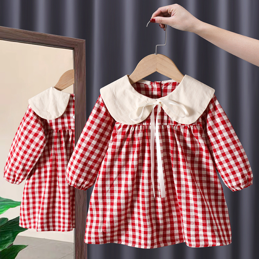 The Most Popular Baby Clothes Casual Dresses Girls Clothing Children's Little Girl Pastoral Princess Skirt Spring and Summer