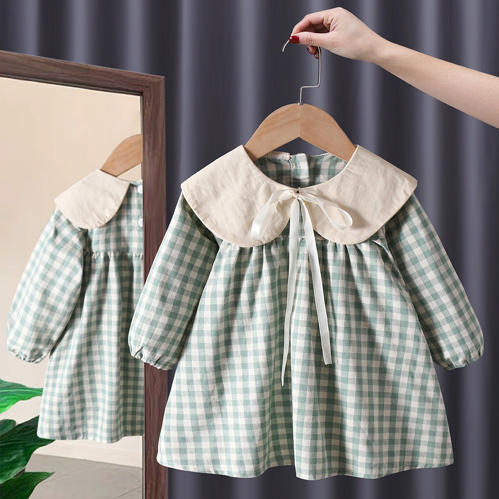 The Most Popular Baby Clothes Casual Dresses Girls Clothing Children's Little Girl Pastoral Princess Skirt Spring and Summer