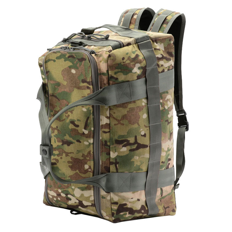 large travel men's duffel bag camouflage customized 2 in 1 backpack duffle tactical bag for outdoor sports