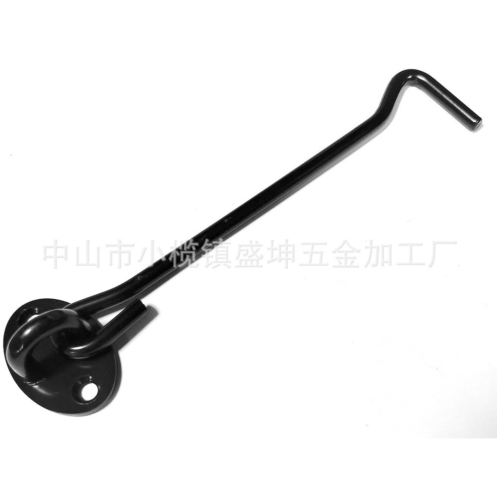 Carbon Steel  Heavy Duty Cabin Hook and Eye Latch Gate Door Swivel Window Latch