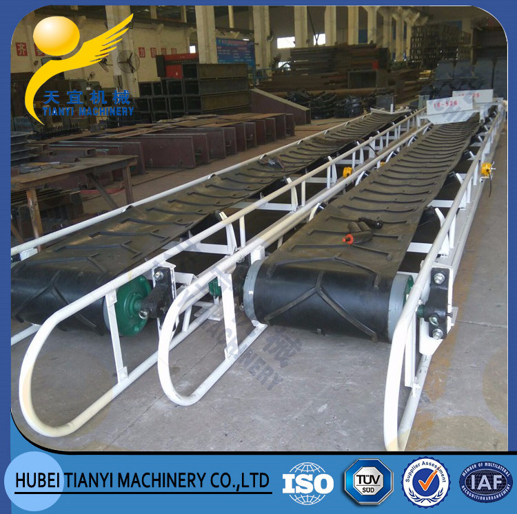 Rubber Belt Conveyor for Long Distance Horizontal or Inclined Conveying Equipment