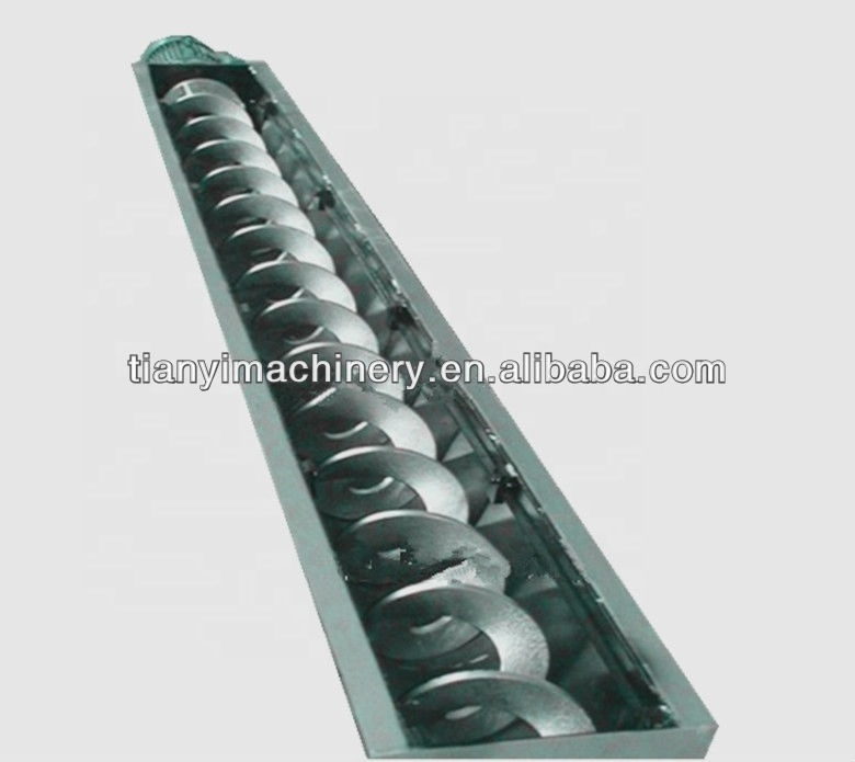 Heat Resistant Flexible Cement Concrete Spiral Screw Auger Conveyor Large Capacity Industrial Carbon Steel Provided TIANYI 4500