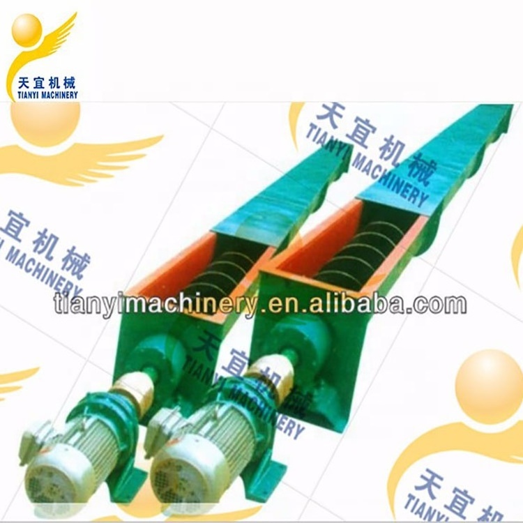 Heat Resistant Flexible Cement Concrete Spiral Screw Auger Conveyor Large Capacity Industrial Carbon Steel Provided TIANYI 4500