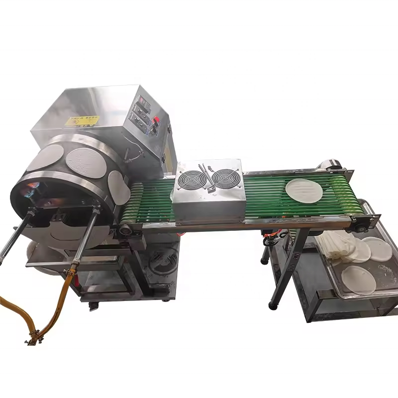 Spring Roll Skin Crepes Production Line crepe samosa sheet pancake machine roti Injera maker automatic Lumpia Wrapper Machine