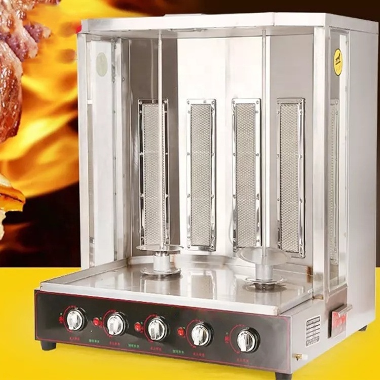 Turkey Electric/Gas  Doner Kebab Machine Commercial Stainless Steel Mini Shawarma Machine