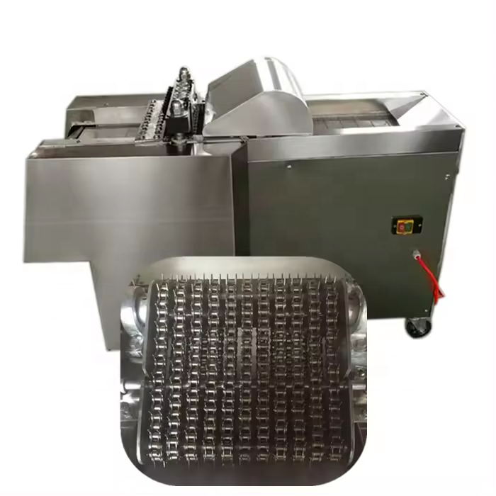 High quality Commercial frozen chicken cube cutter/Big meat dice cutting machine/meat dicer cube cutting machine