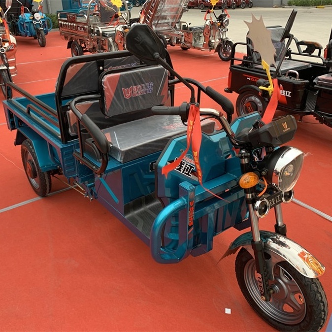 Electric tricycles 3 wheel electric cargo bike tricycle with passenger seat adults reverse trike electric for sale