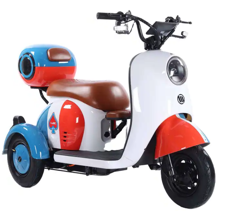 TianYing new design Long battery life highlight headlights left and right turn signal tricycle-electric-scoot 48-60V electric