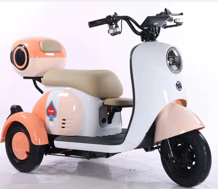 TianYing new design Long battery life highlight headlights left and right turn signal tricycle-electric-scoot 48-60V electric