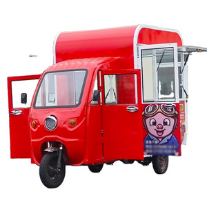 Food truck 2023 food carts mobile trailers small food truck cafe electric motorcycle 3 wheel tricycle