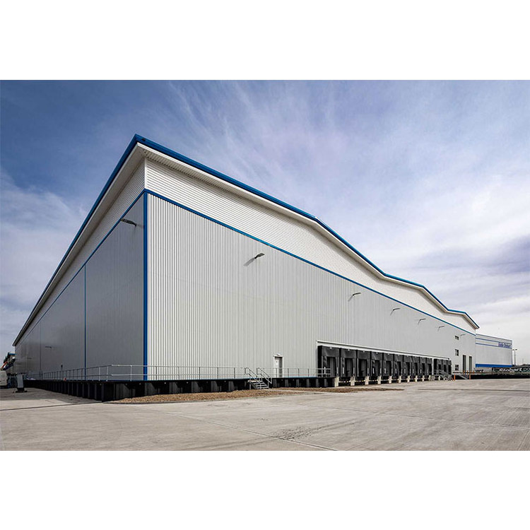 Frame Construction Pole Barn Prefabricated Warehouse Metal Steel Latest Desinge Structure Shed Workshop Factory Building