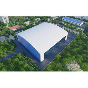 Steel structure low cost prefab warehouse industrial designs metal building aircraft hangars warehouse