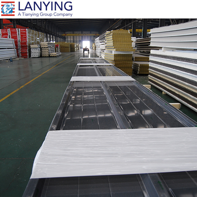 Polyurethane PU/PUR/PIR/FM Approved Sandwich Panels for Roof Wall, Clean room