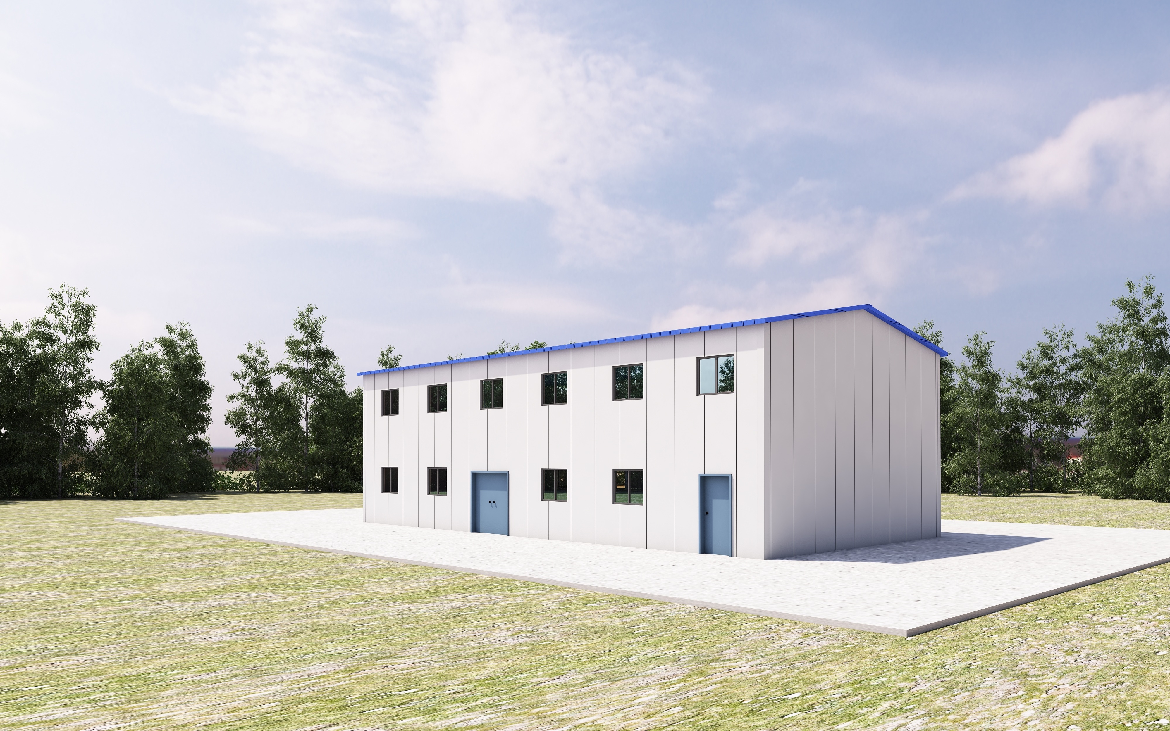 Steel structure workshop prefab steel warehouse workshop/office cost farm buildings