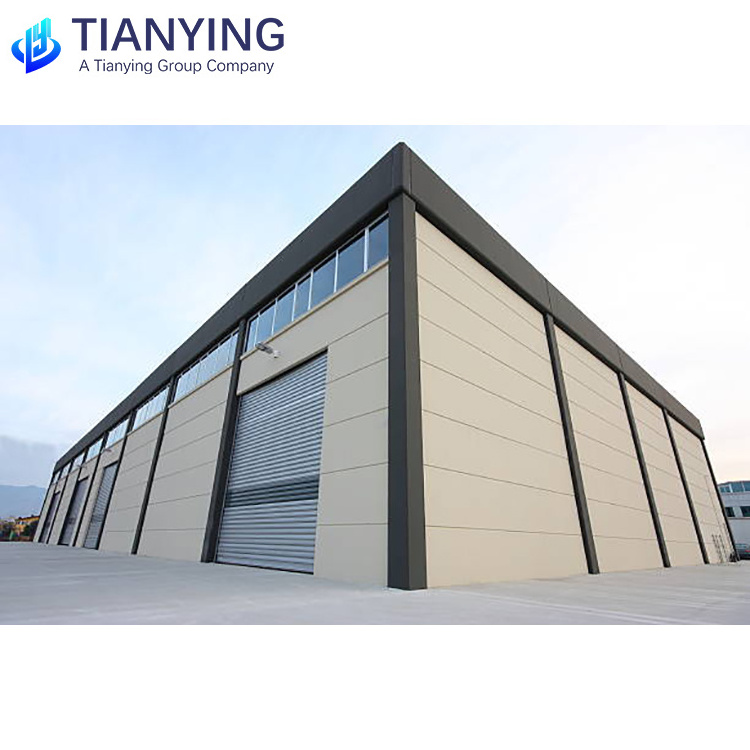 Prefabricated low cost steel structure warehouse prefab workshop hangar