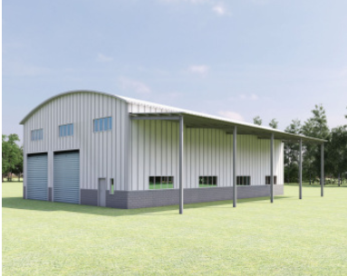 Steel structure workshop prefab steel warehouse workshop/office cost farm buildings