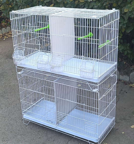 60*27*40cm 39*26*34cm  59*27*39cm Canary steel Stainless Partition Steel Pet Breeding Bird Parrot Pigeon Cage