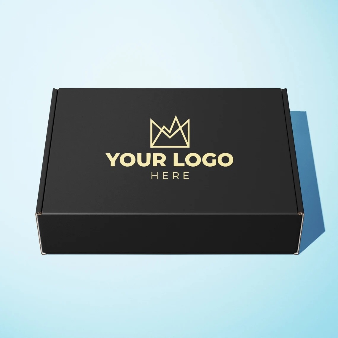 Wholesale Black Gift Packaging Mailer Paper Box Mailing Shipping Corrugated Cardboard Mailer Boxes Custom Logo