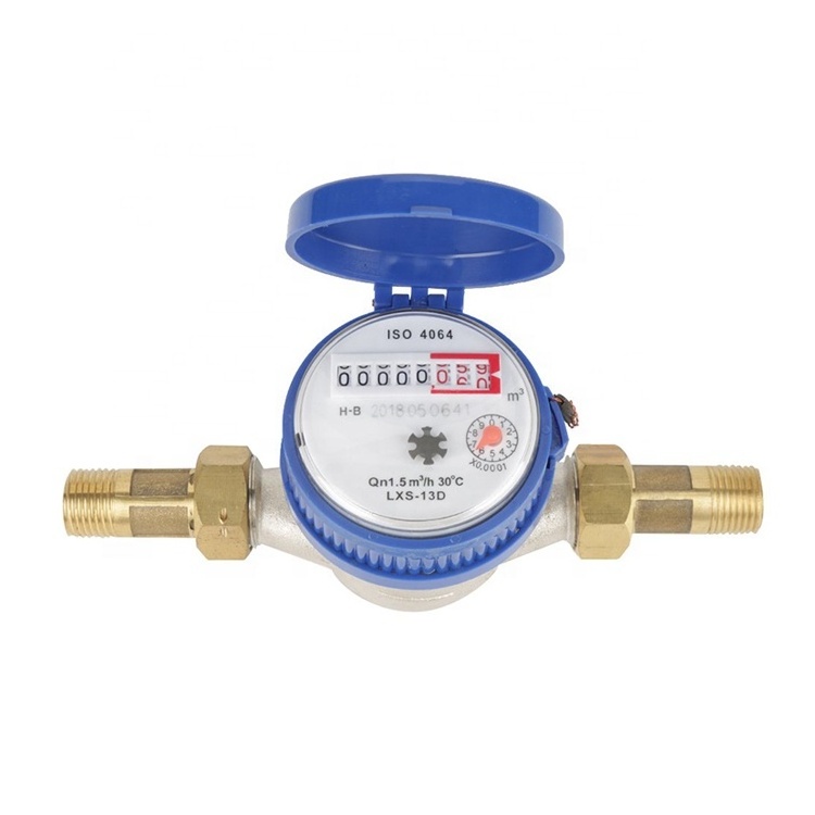 1/2 Inch Intelligent Water Meter Household Mechanical Rotor Type Cold Single Jet Water Meter