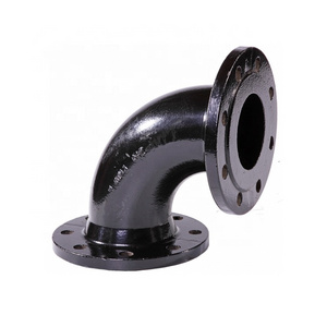 ISO2531 Ductile Cast Iron Double Elbow DI Flange 90 degree Bend Pipe Fittings