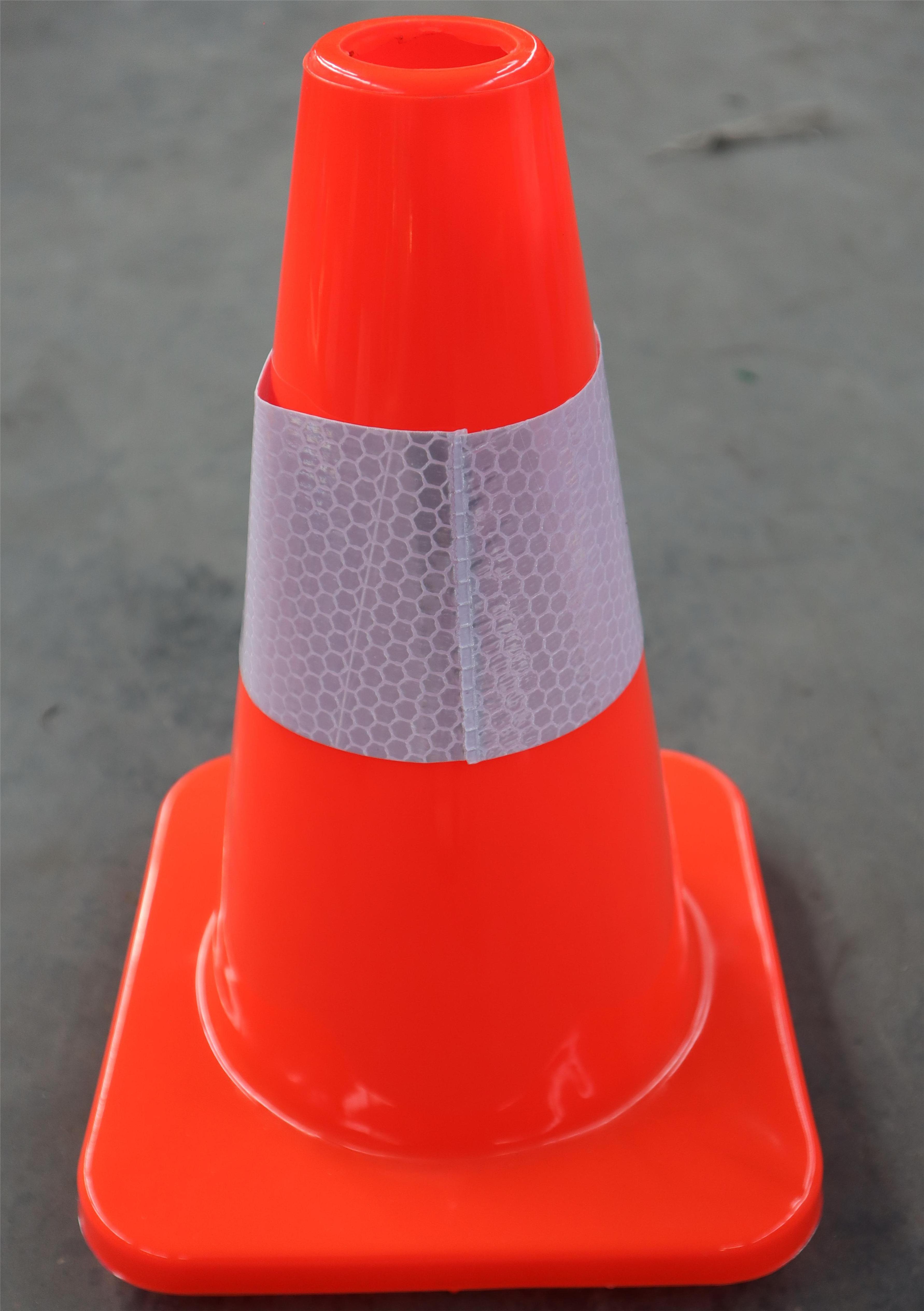 Security High Quality orange traffic road cone with reflective