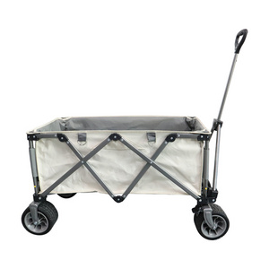 Outdoor Garden Beach Aluminium Beach Wagon Trolle Cart Trolley Kids With Fat Wheels