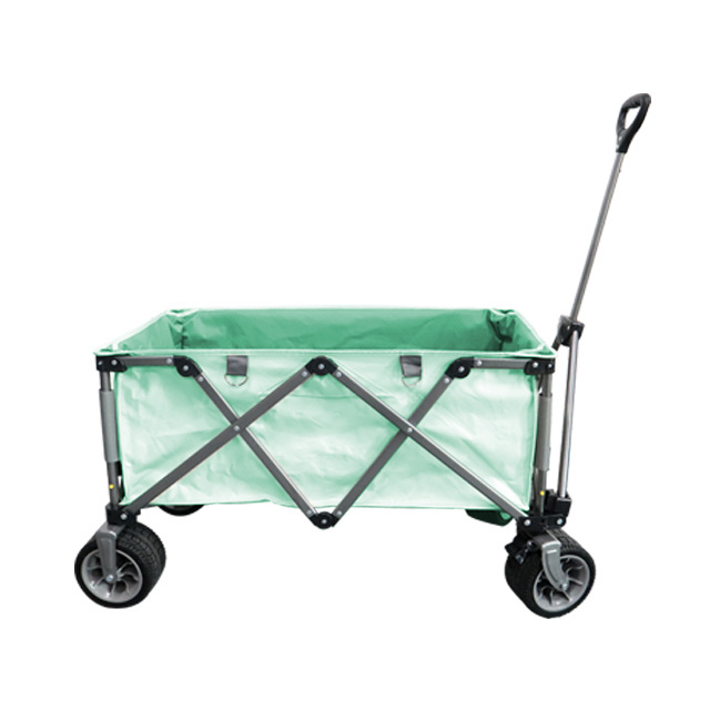 Outdoor Garden Beach Aluminium Beach Wagon Trolle Cart Trolley Kids With Fat Wheels