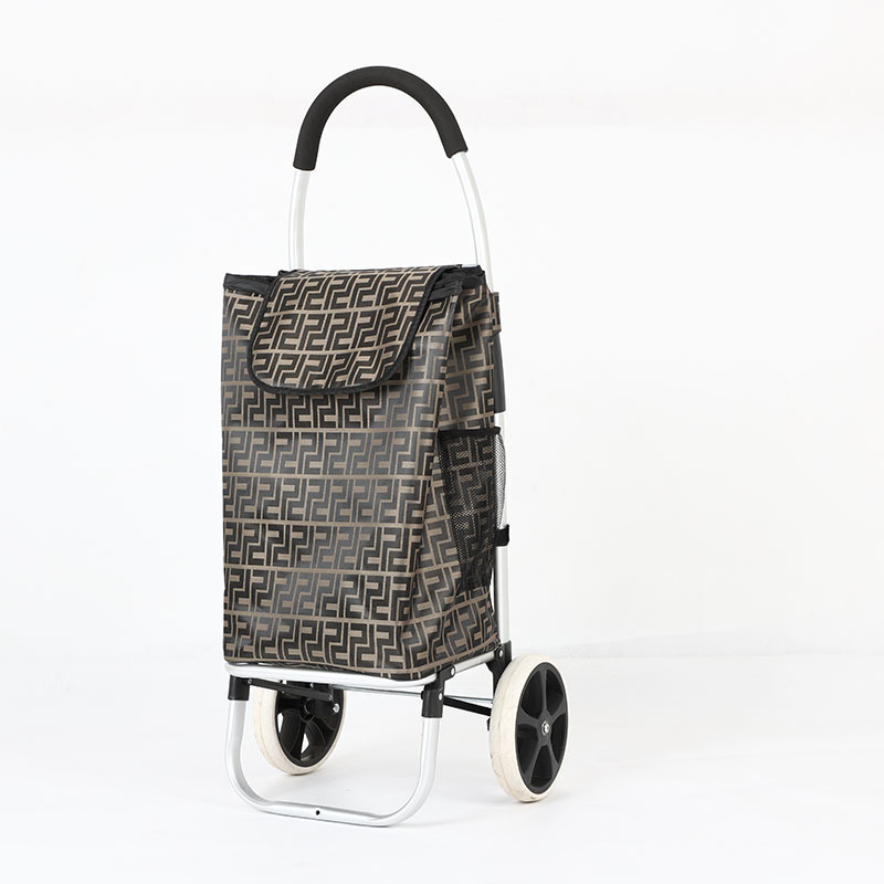 Wheeled Rolling Crate Rolling Cart Portable Cart Collapsible Shopping Trollies Carton Plastic Fashion Folding Utility Cart 2 500