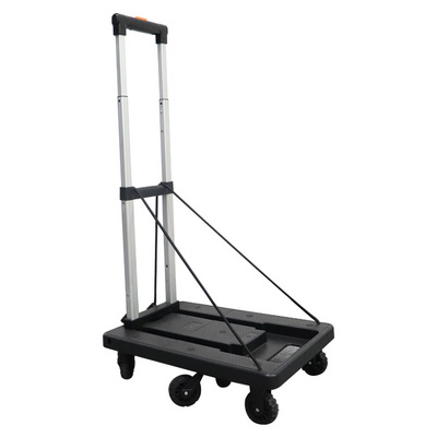 Tianyu Lightweight Portable 7-Wheel Foldable Airport Luggage Cart Trolley Foldable Shopping Cart